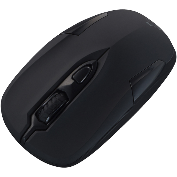 Digio2 無線 静音 3ボタン IR LED マウス ブラック