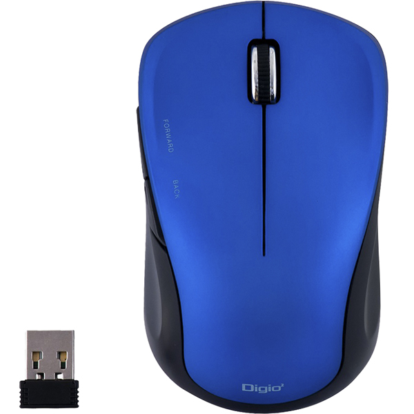 無線 5ボタン BlueLEDマウス ブルー