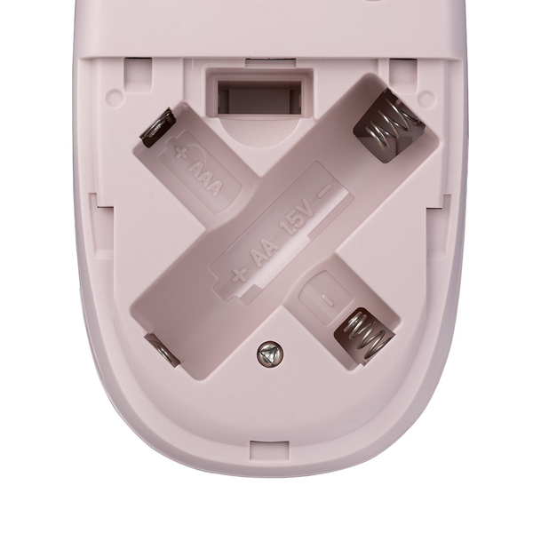 無線 ワイヤレスマウス 電池 単3 単4 両対応 ピンク