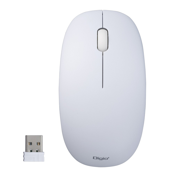 無線 ワイヤレスマウス 電池 単3 単4 両対応 ホワイト