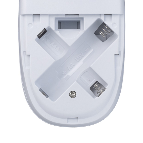 無線 ワイヤレスマウス 電池 単3 単4 両対応 ホワイト