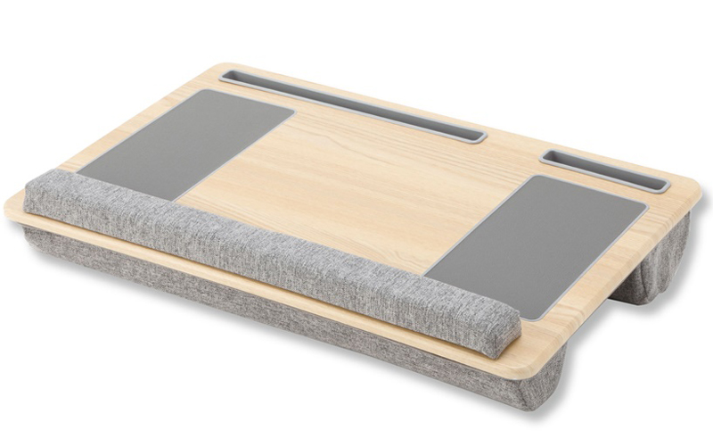 ノートPC タブレット用 ひざ上テーブル ナチュラル木目