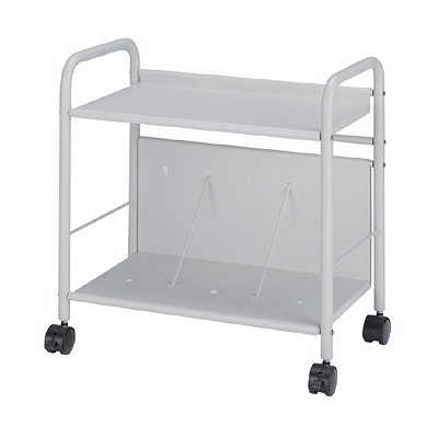 ファイルワゴン W550×D320×H580 ホワイトグレー