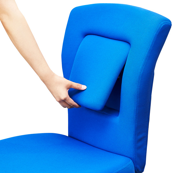 サポートクッションチェア ブラック