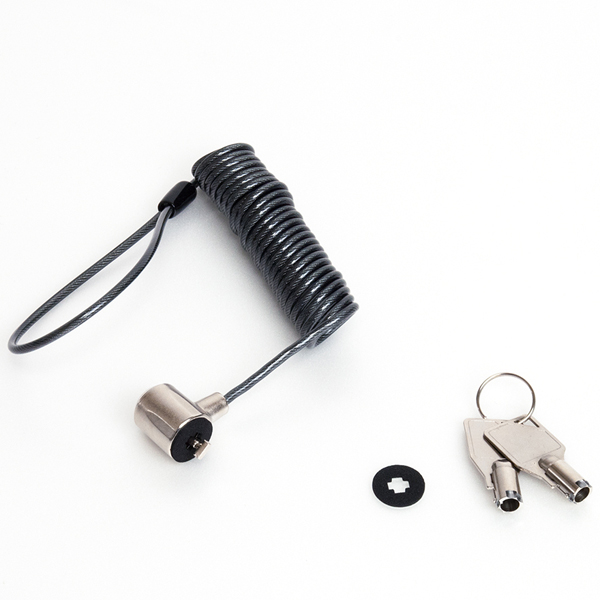 セキュリティロック シリンダー錠 カールコードタイプ 180cm