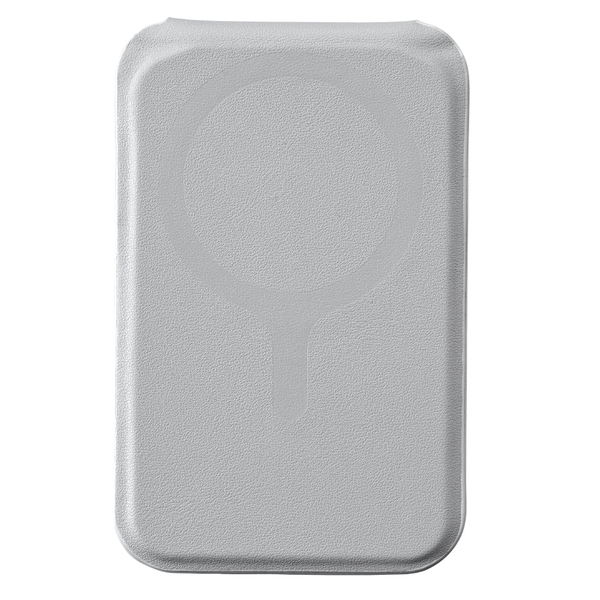 MAGCA マグネット式カード型 iPhoneスタンド カードポケット 3ポケット MagSafe 対応 グレー