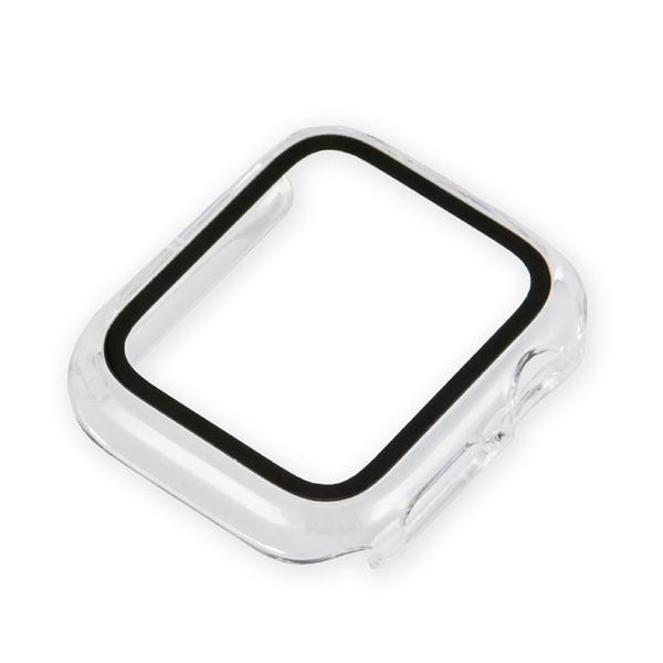 Apple Watch SE 2 / SE / Series 6 / 5 / 4用 ケース 40mm 高硬度9Hガラス クリア