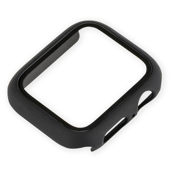 Apple Watch SE 2 / SE / Series 6 / 5 / 4用 ケース 44mm 高硬度9Hガラス ブラック