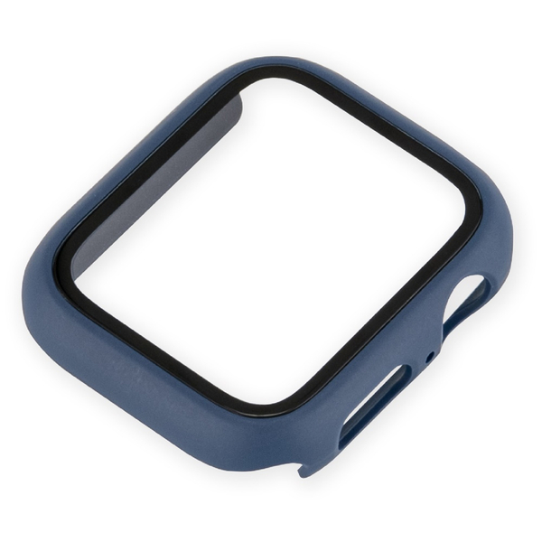 Apple Watch SE 2 / SE / Series 6 / 5 / 4用 ケース 44mm 高硬度9Hガラス ライトブルー