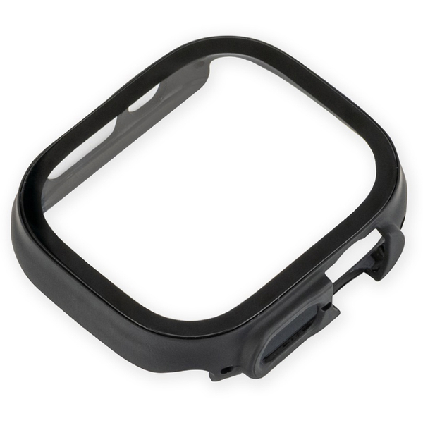 Apple Watch Ultra用 ケース 49mm 高硬度9Hガラス ブラック