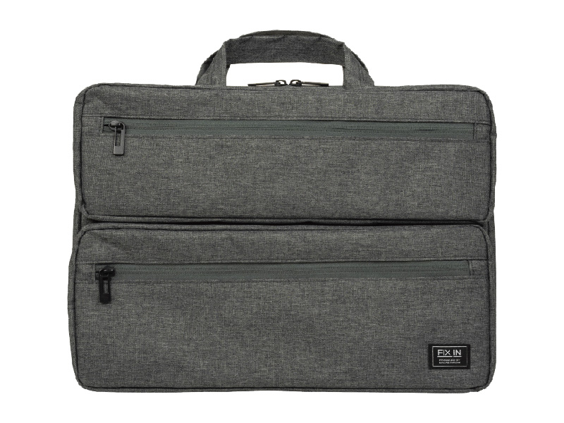 PCインナーバッグ 15.6インチ 2ポケット付 グレー