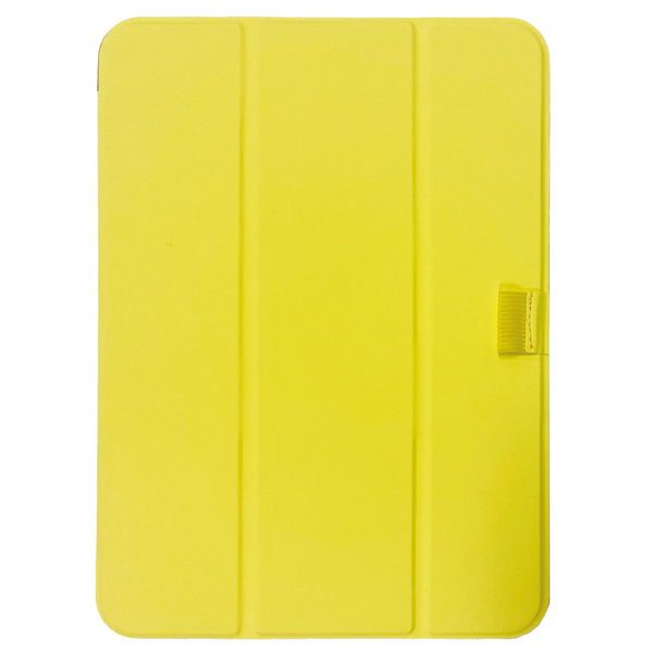 iPad 10.9インチ 第10世代 2022用 軽量ハードケースカバー イエロー