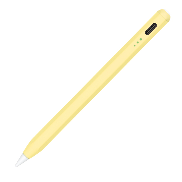 iPad専用 充電式タッチペン ショートタイプ アップルペンシル Apple Pencil イエロー