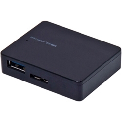 4ポート USB3.0ハブ バスパワー ブラック
