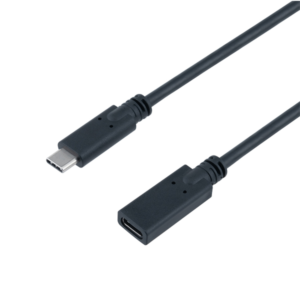 USB 3.2 Gen1 Type-C 延長ケーブル ブラック 0.5m