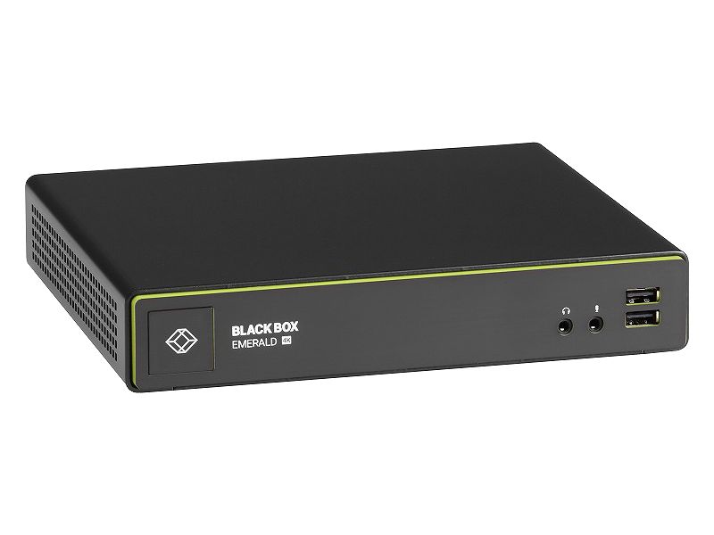 KVMエクステンダー Emerald4K IP-KVMレシーバ (DPx1 USBx4 1000BASE-Tx1 SFP+x2)