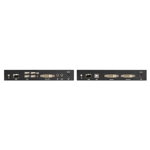 KVMエクステンダーキット（DVI-D/USB/光ファイバ/フルHD対応）