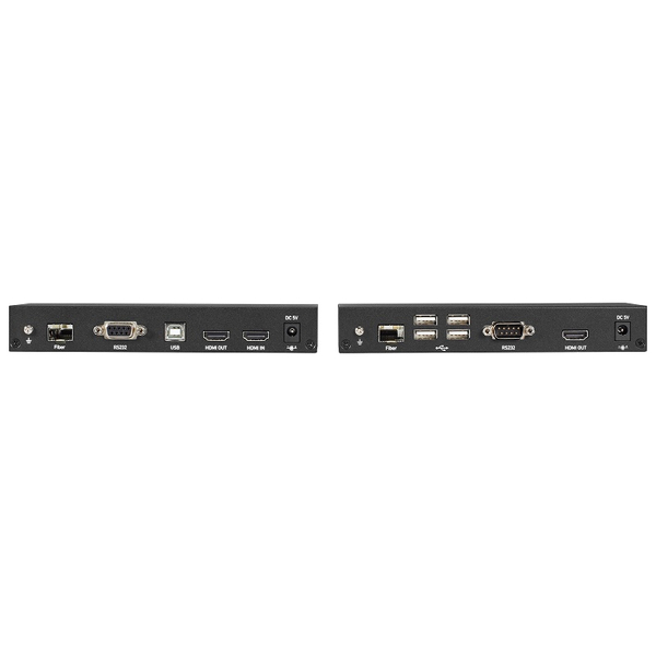KVMエクステンダーキット（HDMI/USB/光ファイバ/4K対応）