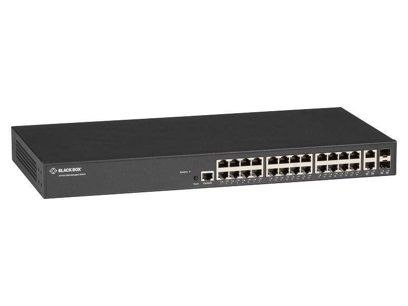ギガビットスイッチ 26ポート管理機能付 10/100/1000B-T(24)+UTP/SFP(2)