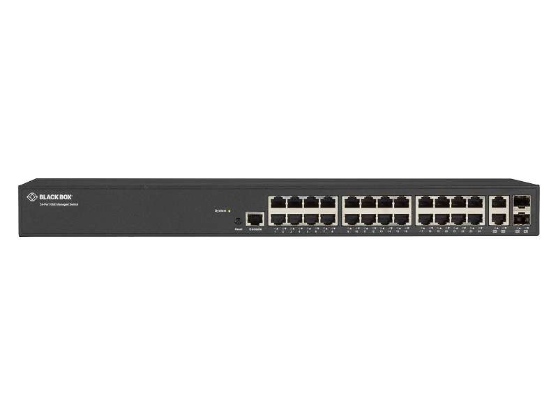 ギガビットスイッチ 26ポート管理機能付 10/100/1000B-T(24)+UTP/SFP(2)