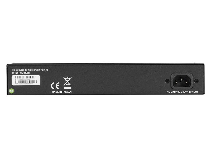ギガビットスイッチ 24ポート 10/100/1000B-T(24) + SFP(2) ファンレス仕様