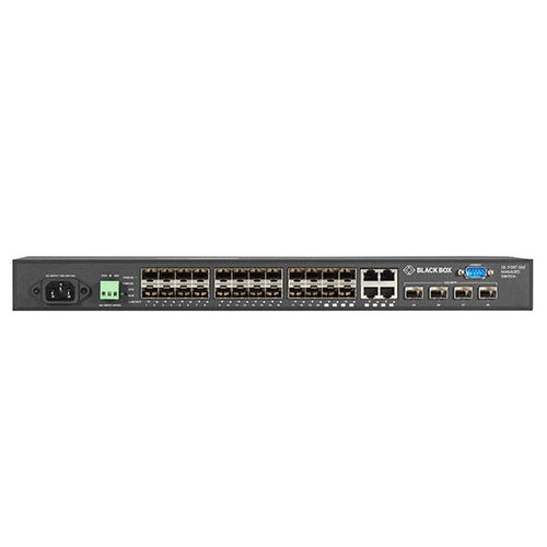 SFP ギガビット・マネージド・スイッチ 100/1000 SFP(20)+デュアルメディアUTP/SFP(4)+1/10G SFP+(4)