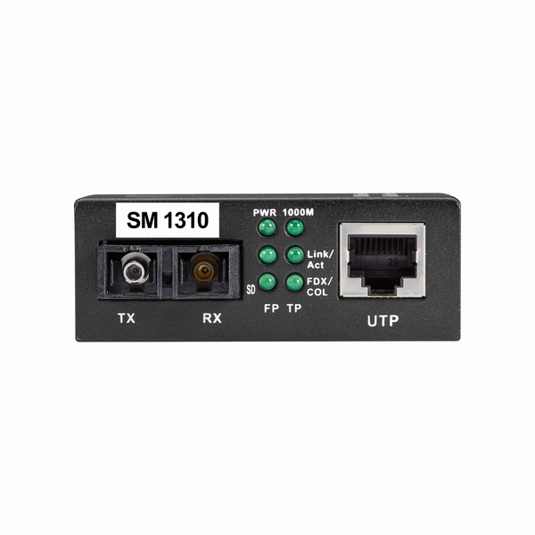 メディアコンバータ 10/100/1000 ETHER SM 1310NM 10KM SC