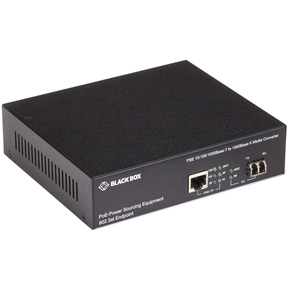 ギガビットメディアコンバータ PoE マルチモード 850 LC 電源内蔵