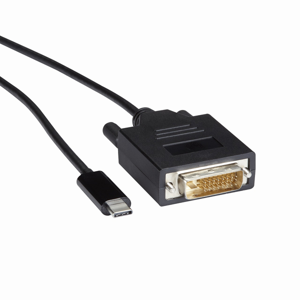 USB-C to DVI 変換ケーブル 0.9m