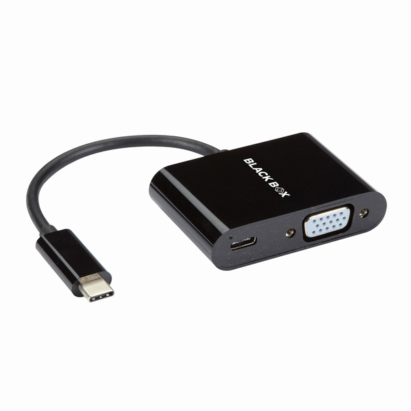 USB-C オス to VGA メス 60W PD 変換 アダプタ