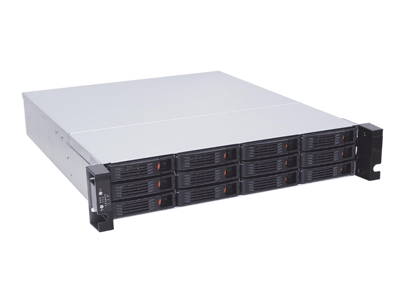 ECLAIRPROシリーズ EP2212TB3 Thunderbolt3対応 ハードウェアRAID対応2Uラックマウント高速DAS 総容量192TB（16TB×12ドライブ）