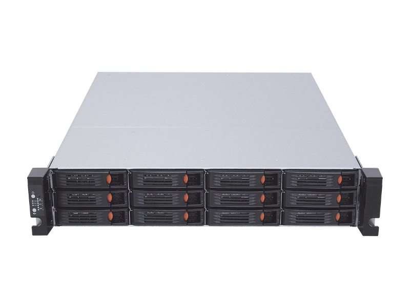 ECLAIRPROシリーズ EP2212TB3 Thunderbolt3対応 ハードウェアRAID対応2Uラックマウント高速DAS 総容量96TB（8TB×12ドライブ）