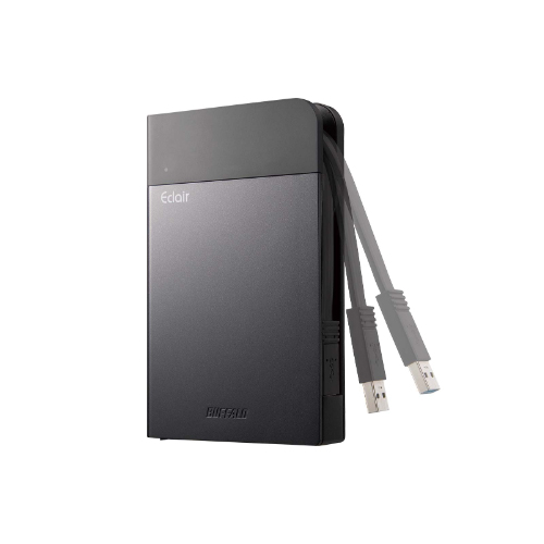 ECLAIRPRO Portableシリーズ EP25SB3 自動暗号化セキュリティポータブルHDD USB3.0対応 耐衝撃・防雨防塵 容量2TB