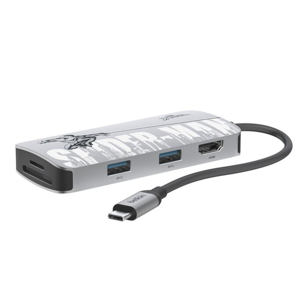 Connect USB-C 5-in-1 マルチポートハブ スパイダーマン