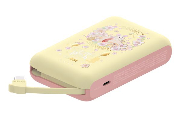 BoostCharge 20W ケーブル内蔵 モバイルバッテリー 10000mAh クマのプーさん