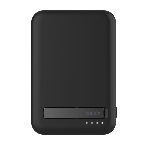 Qi2 モバイルバッテリー 10000mAh スタンド付 ブラック