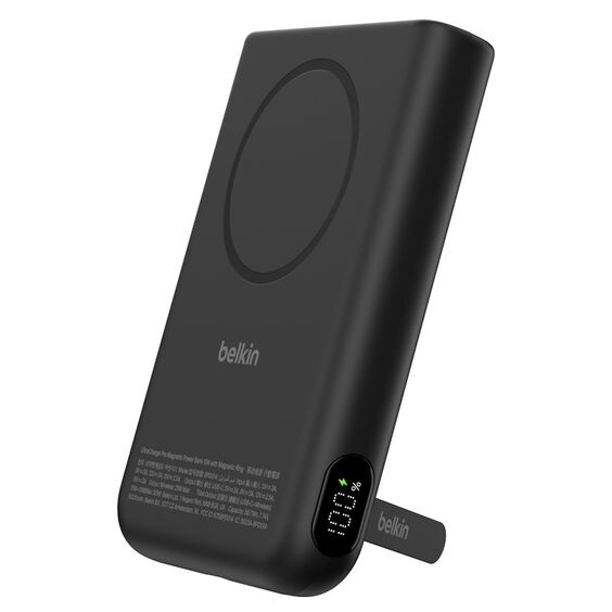 UltraCharge Pro Qi2 モバイルバッテリー マグネットリング付き 10000mAh ブラック