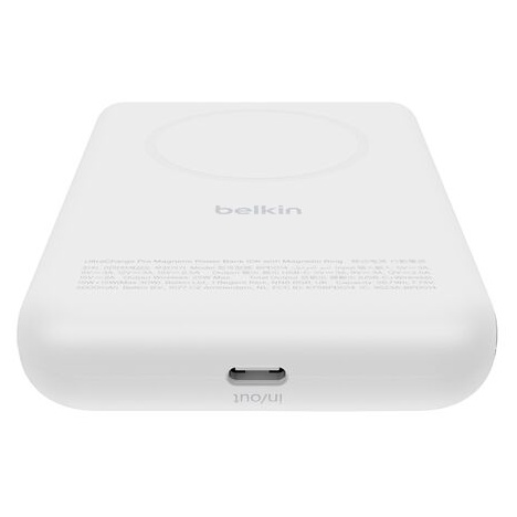 UltraCharge Pro Qi2 モバイルバッテリー マグネットリング付き 10000mAh ホワイト