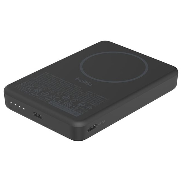 BoostCharge 薄型 マグネット式モバイルバッテリー 10000mAh ブラック