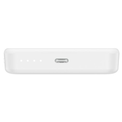 BoostCharge 薄型 マグネット式モバイルバッテリー 10000mAh ホワイト