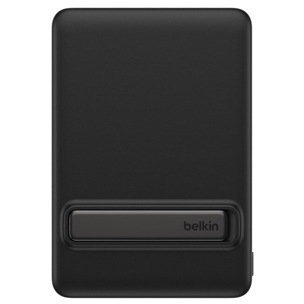 BoostCharge Qi2 薄型 マグネット式モバイルバッテリー スタンド付き 10000mAh ブラック