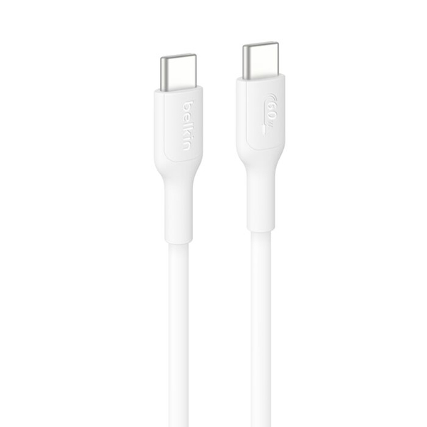 BoostCharge USB-C to USB-C ケーブル 60W 2M ホワイト