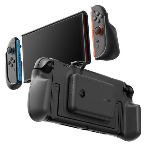 Gaming Switch 2 モバイルバッテリー付充電グリップ ブラック