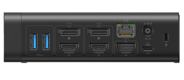 Connect ユニバーサル 16ポート トリプルディスプレイ対応 USB-C ドック 100W