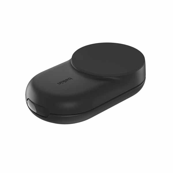 UltraCharge Qi2 25W 3-in-1 折りたたみ式マグネット充電器 ラウンド型 ブラック