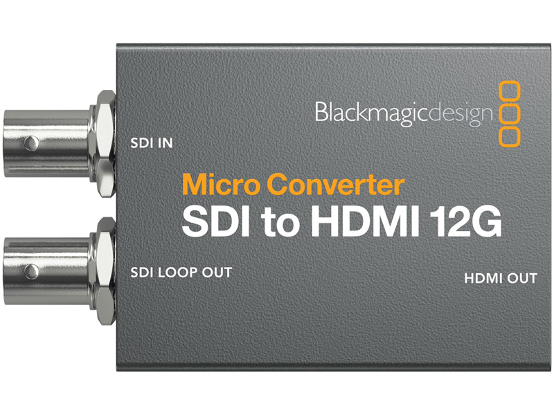 Micro Converter SDI to HDMI 12G wPSU CONVCMIC/SH12G/WPSU