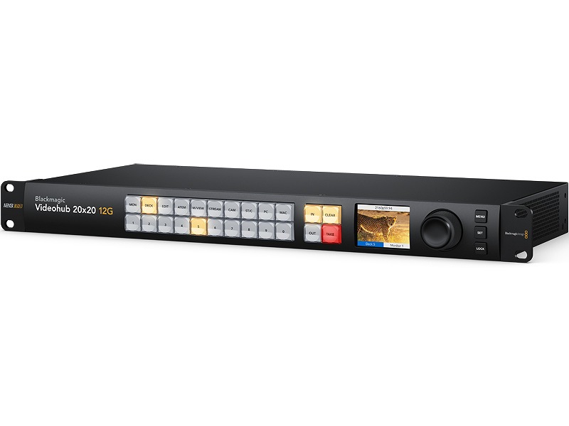 BMD Smart Videohub 20x20 12G 3年保証 VHUBSMAS12G2020