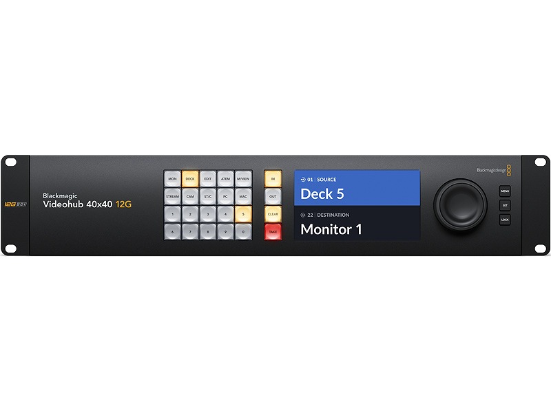 BMD Smart Videohub 40x40 12G 3年保証 VHUBSMAS12G4040