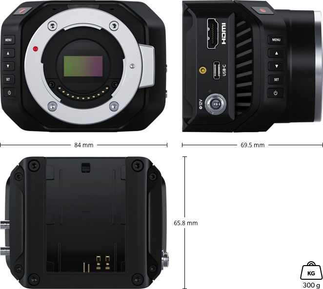 Blackmagic Micro Studio Camera 4K G2 CINSTUDMFT/UHD/MRG2