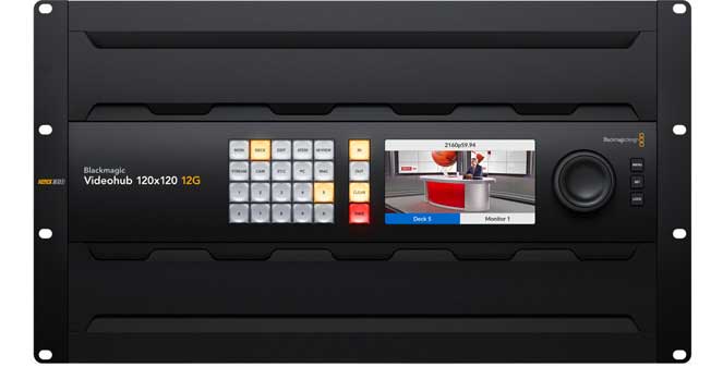 Blackmagic Videohub 120x120 12G VHUBSMAS12G120120